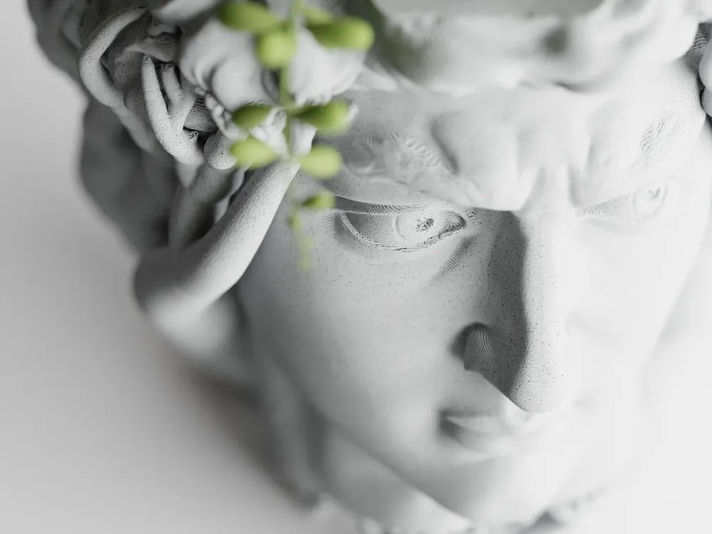 Ethereal Anguish 3D Sculpture Planter – Artistic Statement Pot