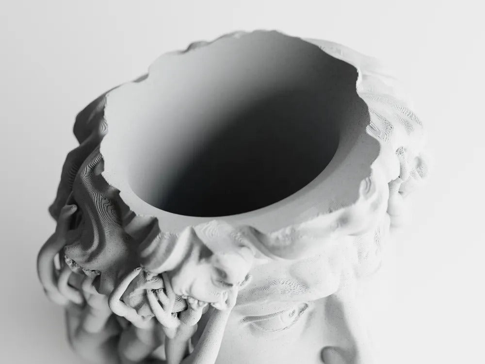 Ethereal Anguish 3D Sculpture Planter – Artistic Statement Pot
