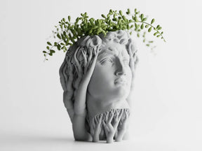 Ethereal Anguish 3D Sculpture Planter – Artistic Statement Pot