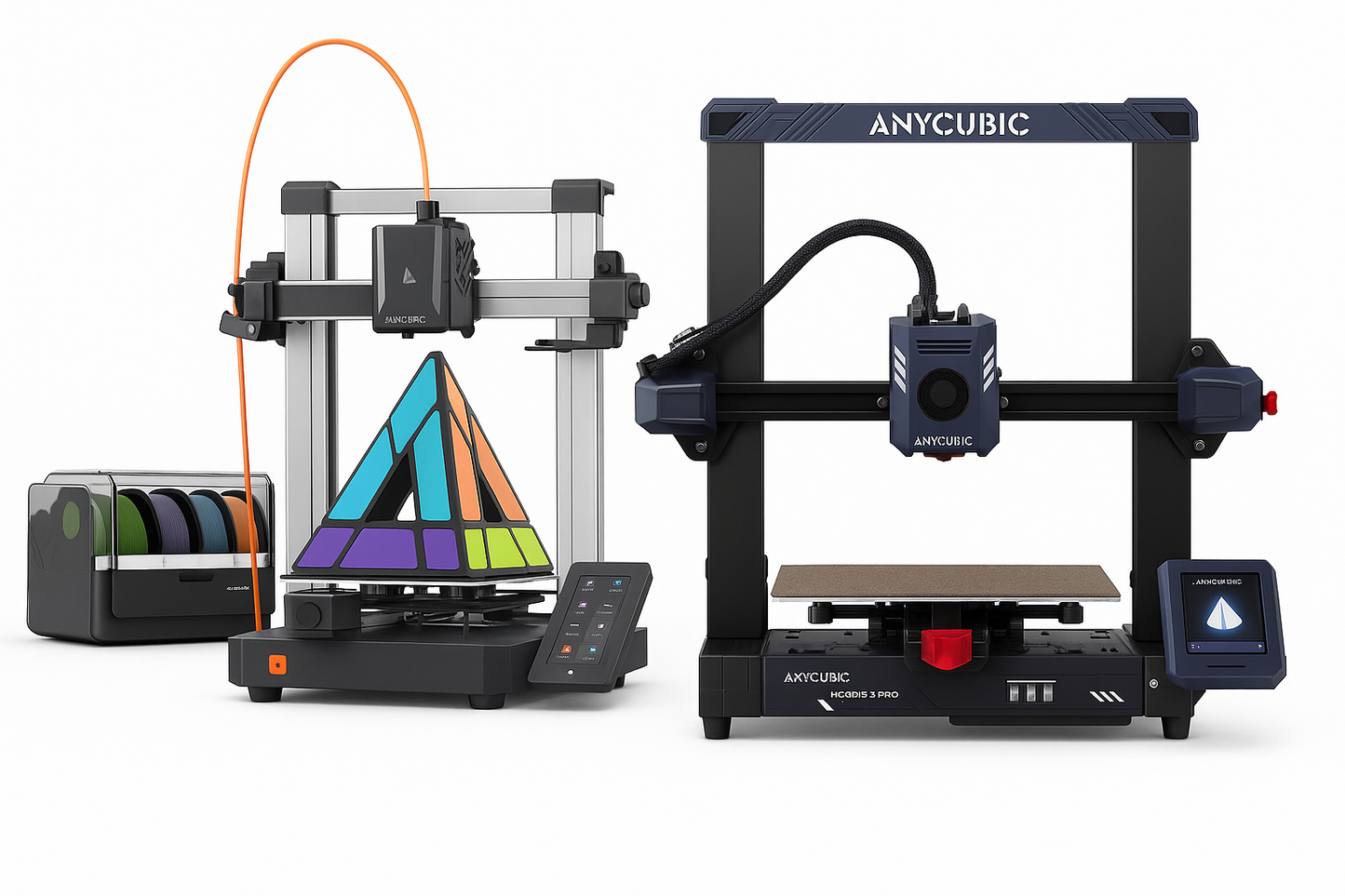 Anycubic Dual Printer Combo: Kobra 3 v2 combo + Kobra 2 Pro (Refurbished) (Limited-Time D3K Special Offer)
