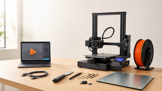 What Are the Essential Components for a Beginner 3D Printer Setup?