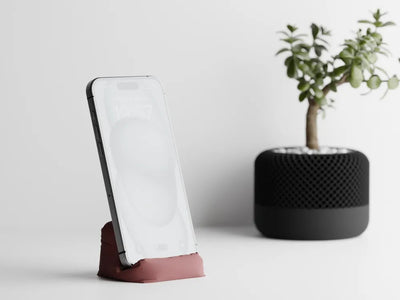 CushionGrip 3D Phone Stand – Soft Touch Cradle for Your Device