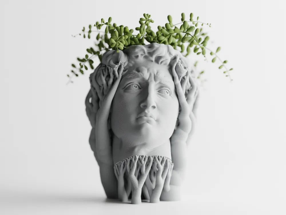 Ethereal Anguish 3D Sculpture Planter – Artistic Statement Pot