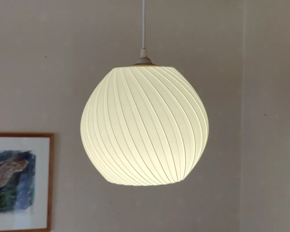 LumiSwirl 3D Pendant Lamp – Modern Spiral Ceiling Light