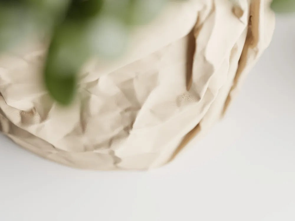 CrumpleForm 3D Printed Planter – Paper Crush-Inspired Pot