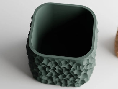 TerraForm 3D Planter – Organic Rock-Texture Pot