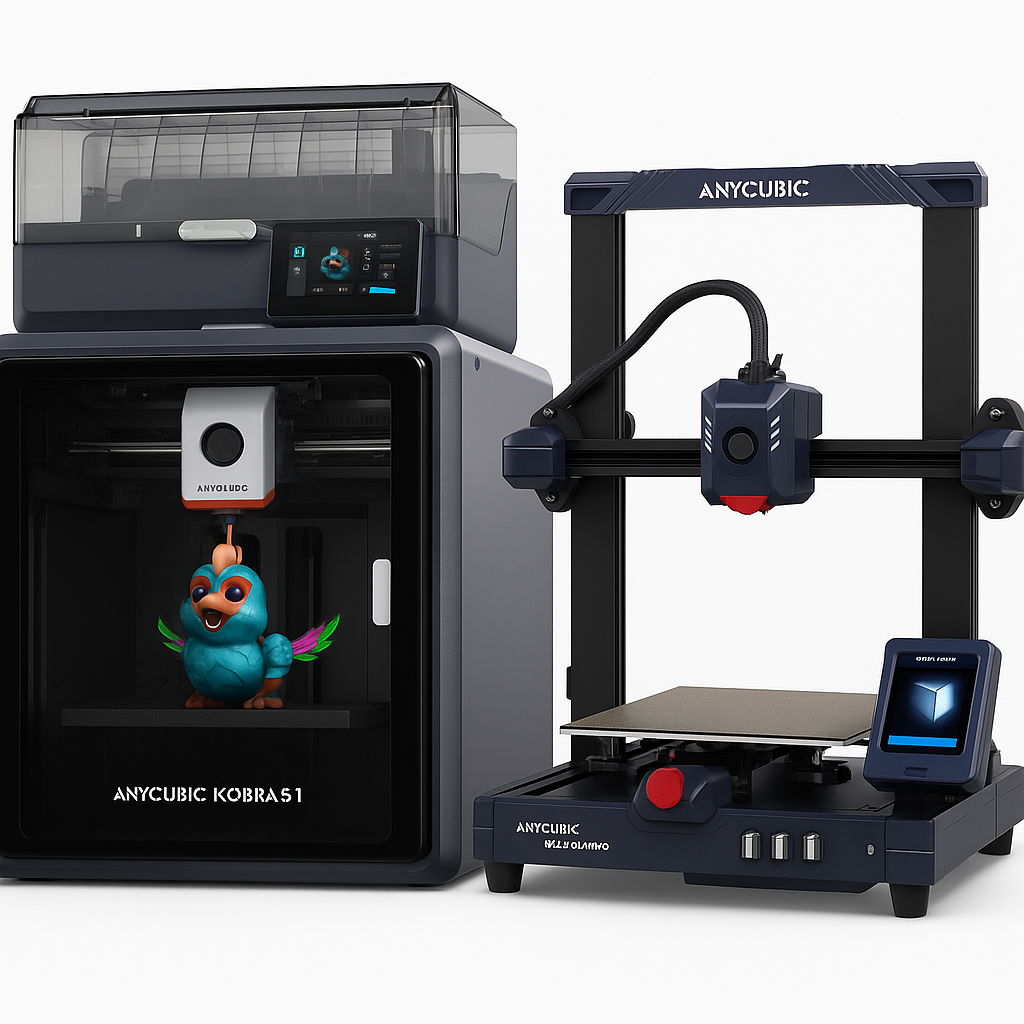 Anycubic Kobra S1 Combo – Kobra S1 (New) + Kobra 2 Pro (Refurbished)
