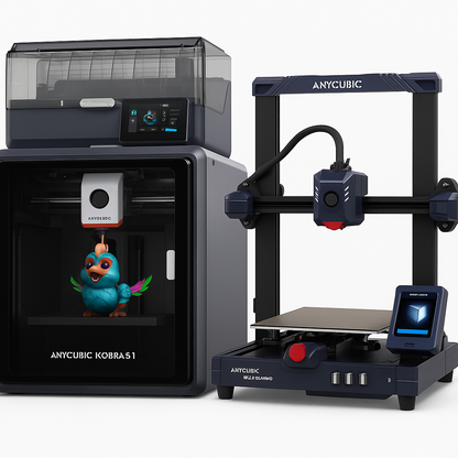 Anycubic Kobra S1 Combo – Kobra S1 (New) + Kobra 2 Pro (Refurbished)