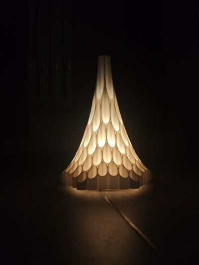 AuroraFlare 3D Table Lamp – Sculptural Glow Light