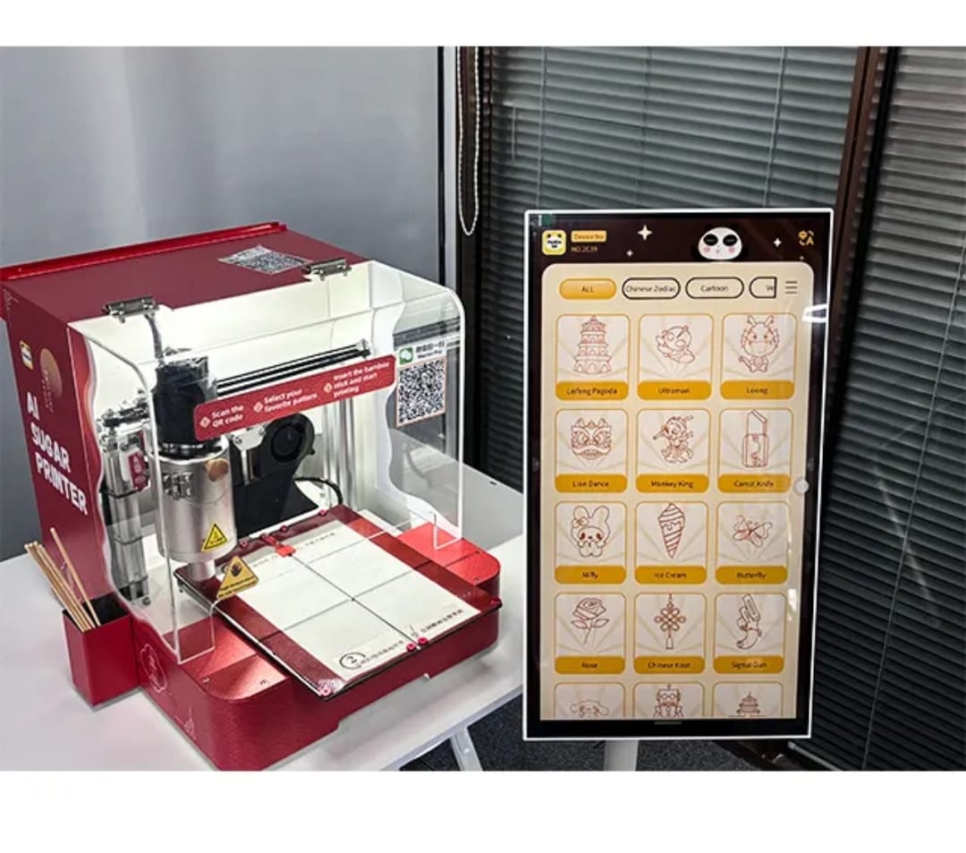 3D Food Printing Sugar Art Machine – Smart Dessert Printing Vending System