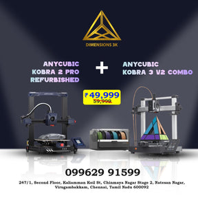 Anycubic Dual Printer Combo: Kobra 3 v2 combo + Kobra 2 Pro (Refurbished) (Limited-Time D3K Special Offer)