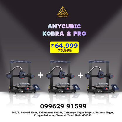 Anycubic 3D-Printer Combo – 3× Kobra 2 Pro (Brand New) | High-Speed Print Farm Pack
